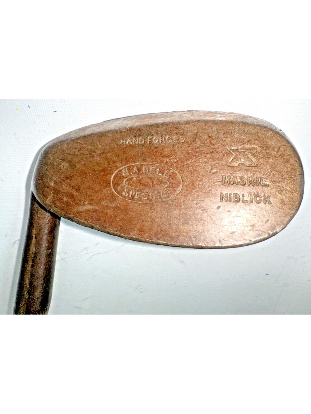 Antique Spalding Dysart Mashie Niblick Golf Club Wood Hickory Shaft HA Dell VTG